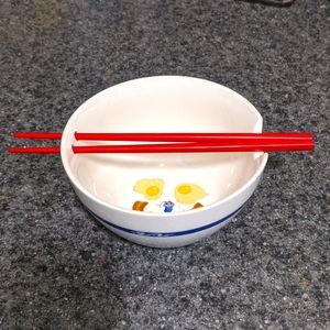Disney's Mulan Ceramic Bowl & Chopstick Set